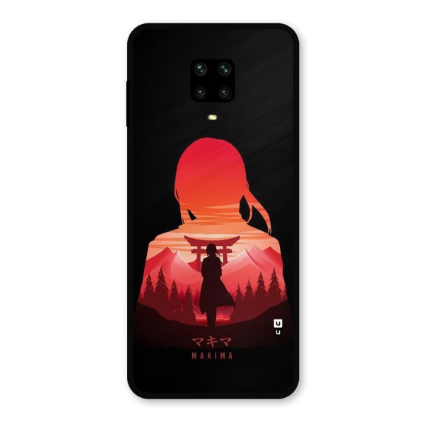 Amazing Makima Metal Back Case for Redmi Note 10 Lite