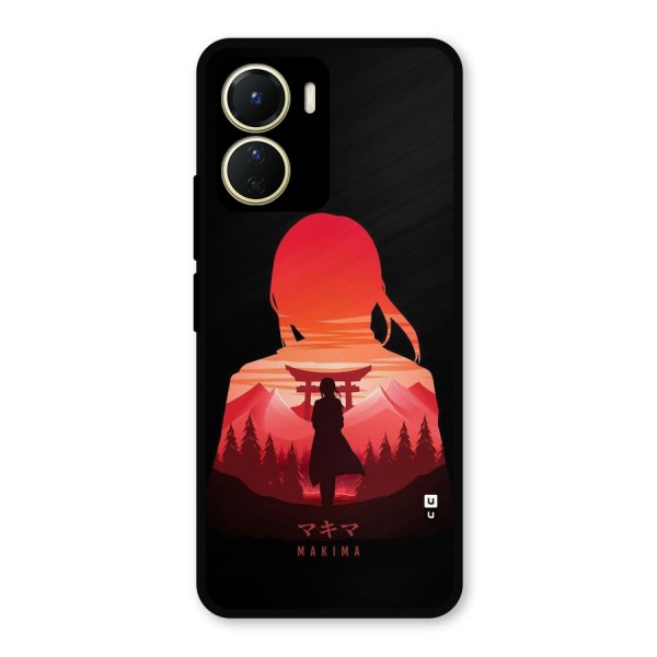 Amazing Makima Metal Back Case for Vivo T2x