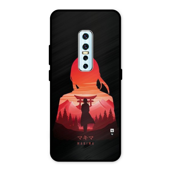 Amazing Makima Metal Back Case for Vivo V17 Pro