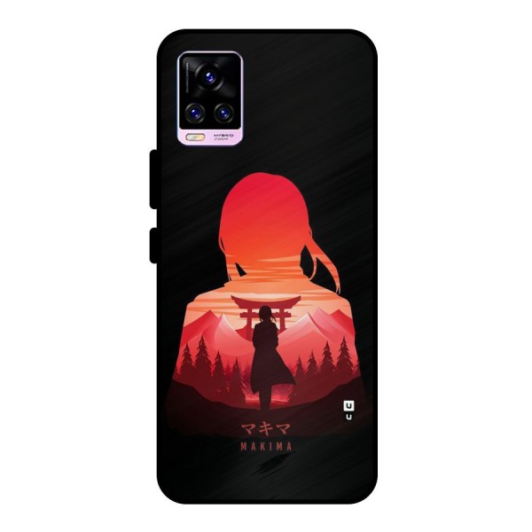 Amazing Makima Metal Back Case for Vivo V20 Pro