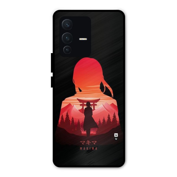 Amazing Makima Metal Back Case for Vivo V23 Pro