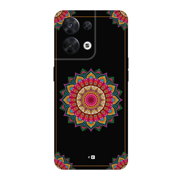 Amazing Mandala Art Back Case for Oppo Reno8 5G