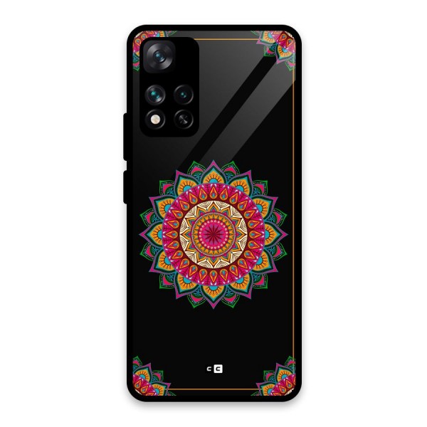 Amazing Mandala Art Glass Back Case for Xiaomi 11i 5G