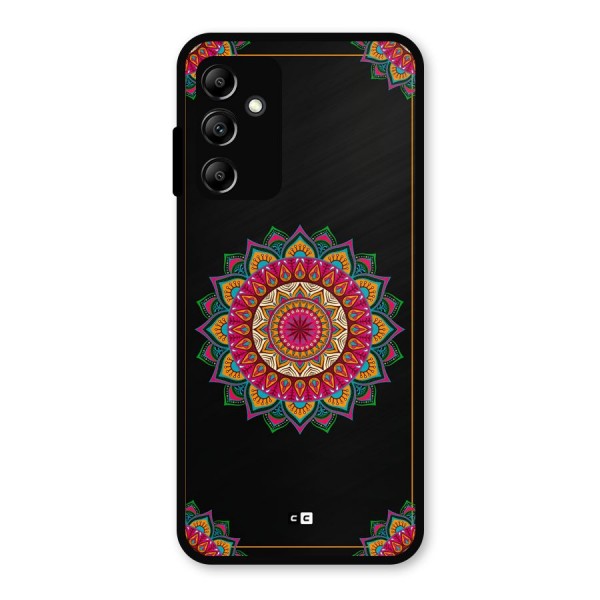 Amazing Mandala Art Metal Back Case for Galaxy A14 5G