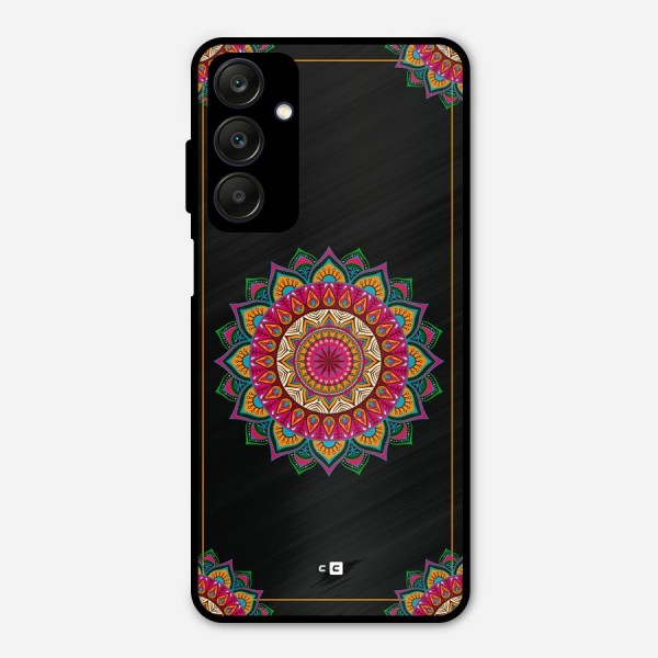 Amazing Mandala Art Metal Back Case for Galaxy A25 5G