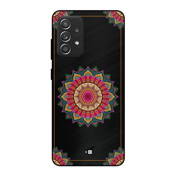 Amazing Mandala Art Metal Back Case for Galaxy A52s 5G