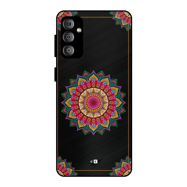 Amazing Mandala Art Metal Back Case for Galaxy F23