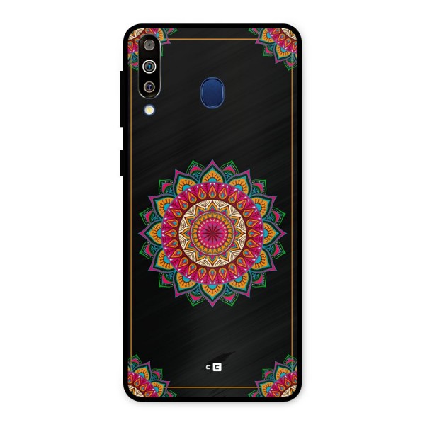 Amazing Mandala Art Metal Back Case for Galaxy M30