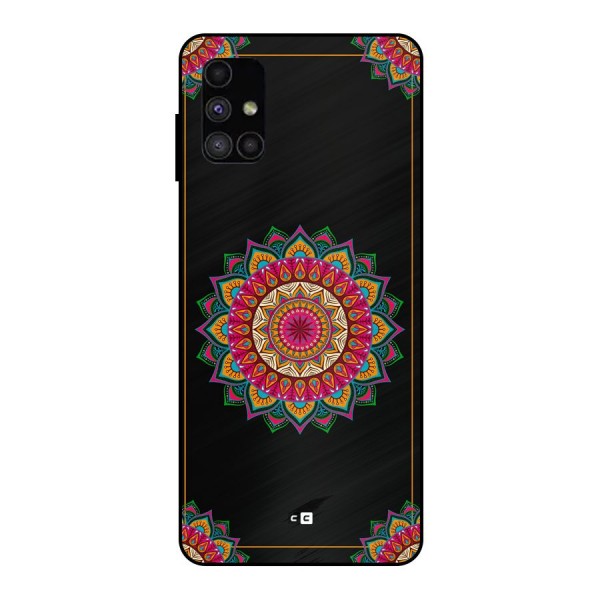 Amazing Mandala Art Metal Back Case for Galaxy M51