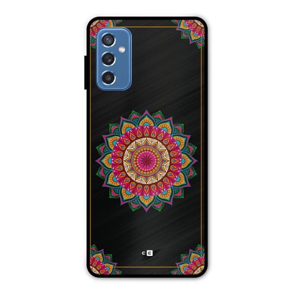 Amazing Mandala Art Metal Back Case for Galaxy M52 5G