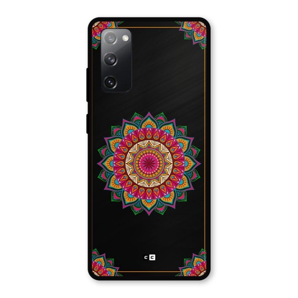 Amazing Mandala Art Metal Back Case for Galaxy S20 FE