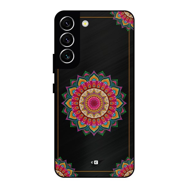 Amazing Mandala Art Metal Back Case for Galaxy S22 5G