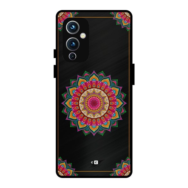 Amazing Mandala Art Metal Back Case for OnePlus 9