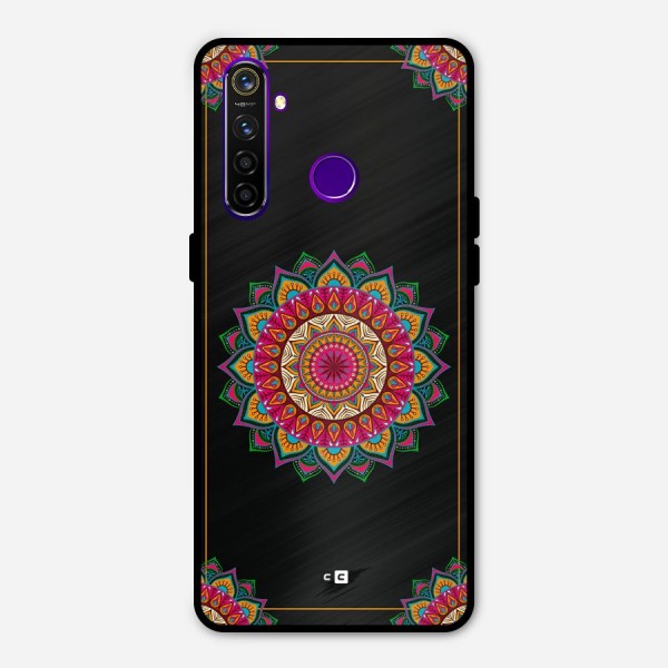 Amazing Mandala Art Metal Back Case for Realme 5 Pro