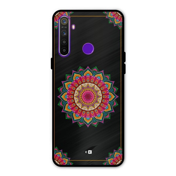 Amazing Mandala Art Metal Back Case for Realme 5i