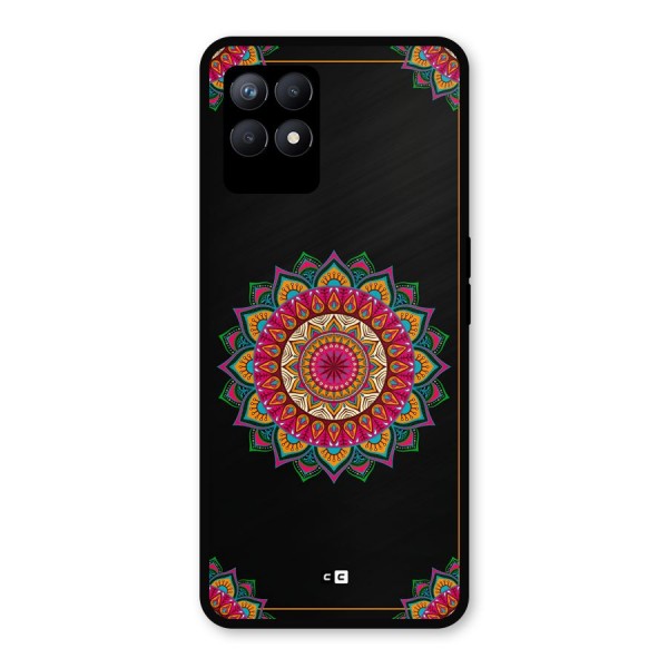 Amazing Mandala Art Metal Back Case for Realme 8i