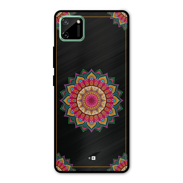 Amazing Mandala Art Metal Back Case for Realme C11