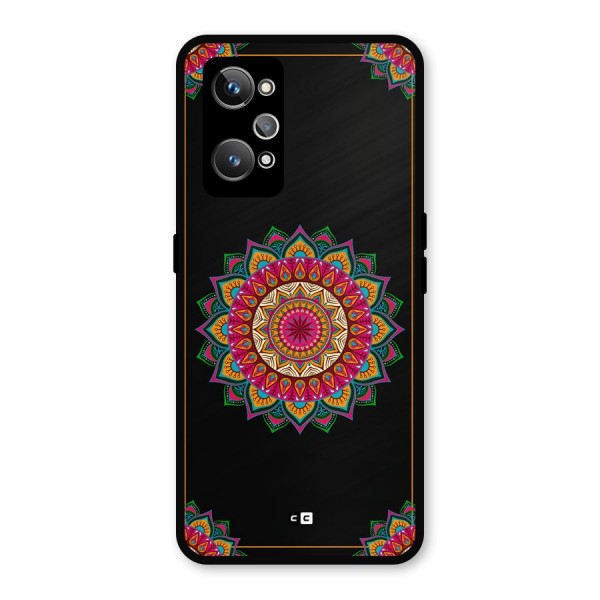 Amazing Mandala Art Metal Back Case for Realme GT 2