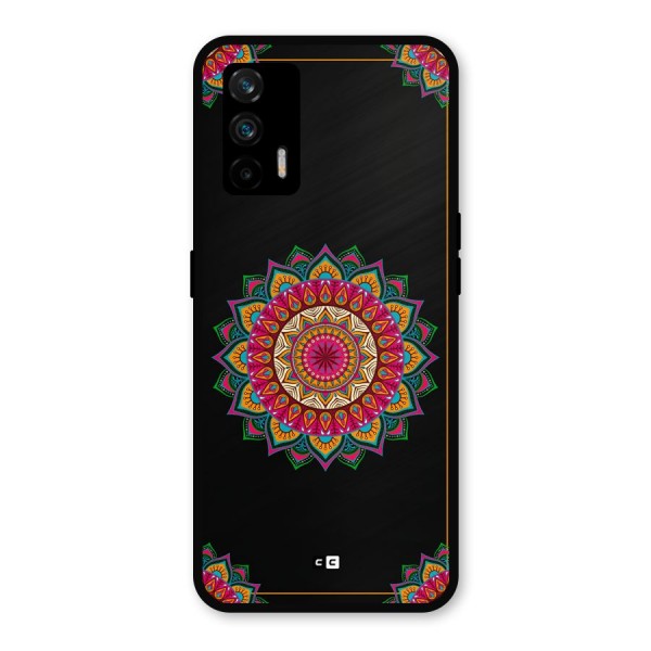 Amazing Mandala Art Metal Back Case for Realme GT 5G