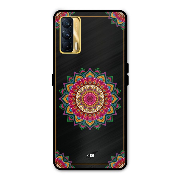 Amazing Mandala Art Metal Back Case for Realme X7