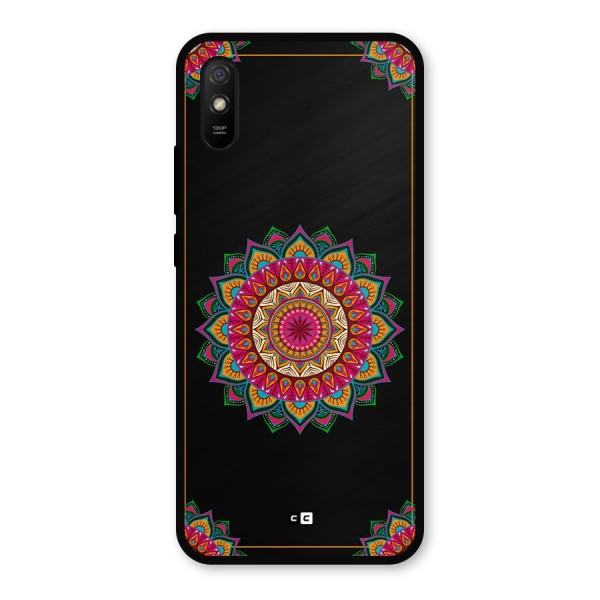 Amazing Mandala Art Metal Back Case for Redmi 9i