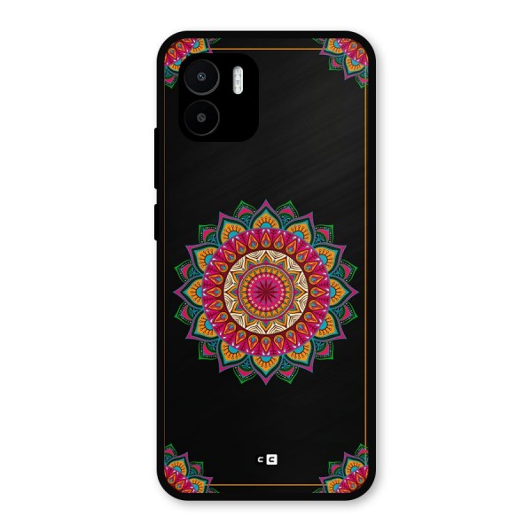 Amazing Mandala Art Metal Back Case for Redmi A1