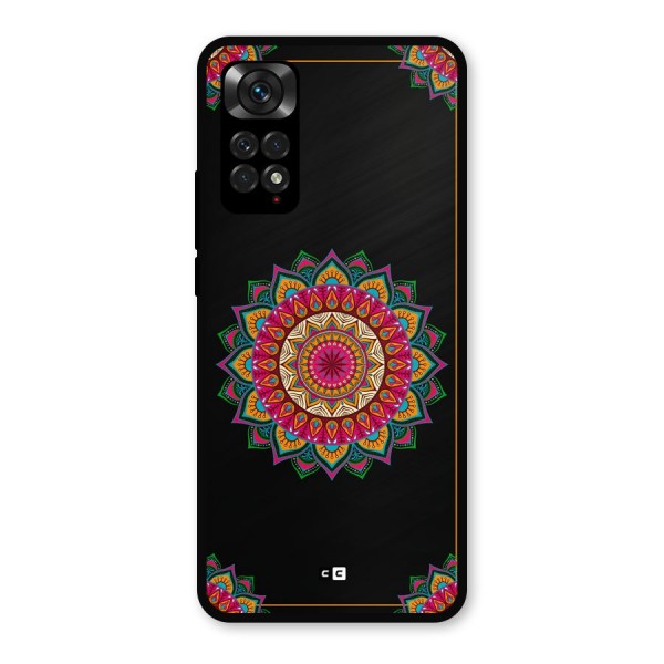 Amazing Mandala Art Metal Back Case for Redmi Note 11s