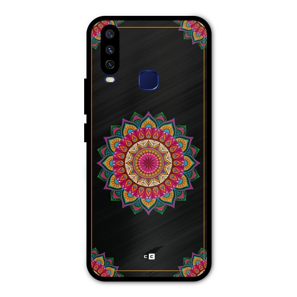 Amazing Mandala Art Metal Back Case for Vivo U10