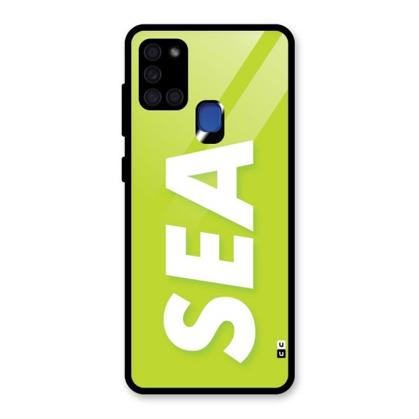 Amazing Sea Glass Back Case for Galaxy A21s