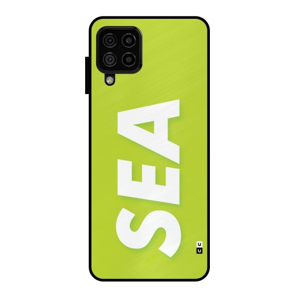 Amazing Sea Metal Back Case for Galaxy A22 4G