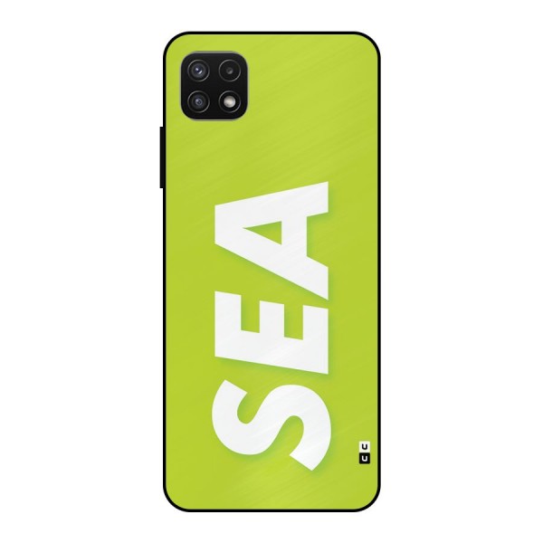 Amazing Sea Metal Back Case for Galaxy A22 5G