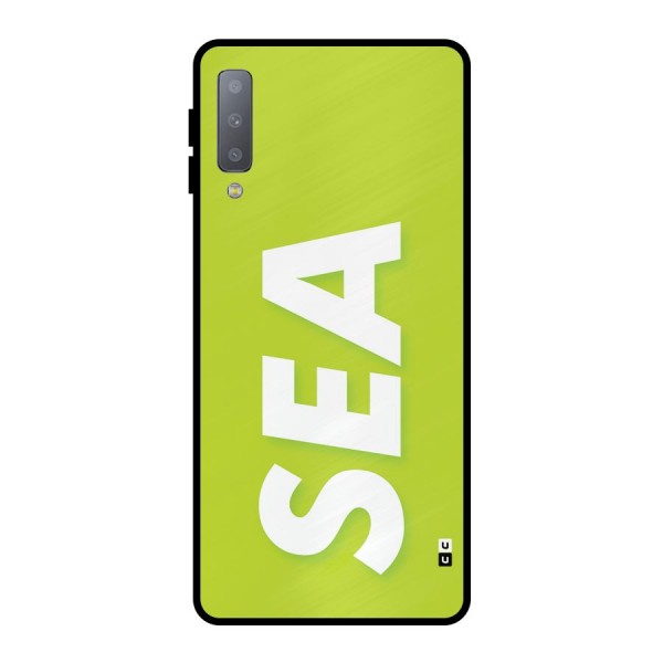 Amazing Sea Metal Back Case for Galaxy A7 (2018)