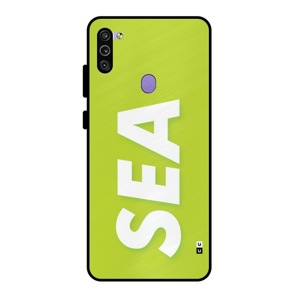 Amazing Sea Metal Back Case for Galaxy M11