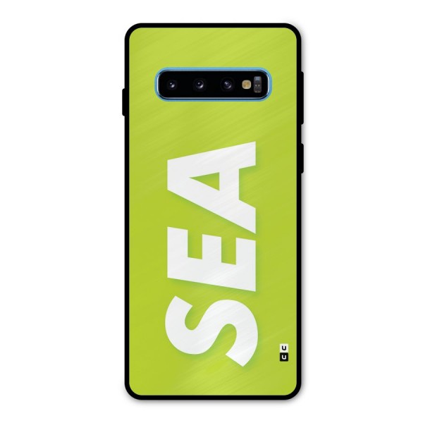 Amazing Sea Metal Back Case for Galaxy S10