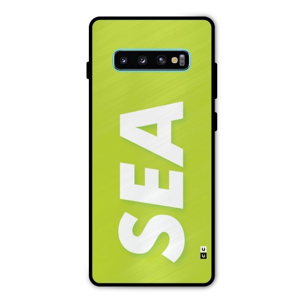 Amazing Sea Metal Back Case for Galaxy S10 Plus