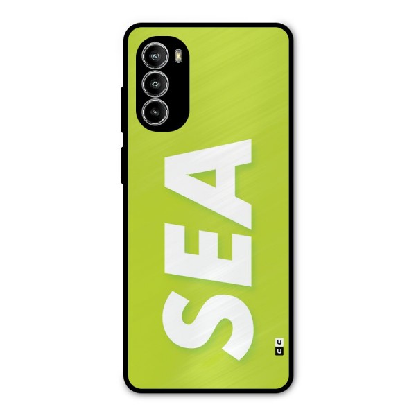 Amazing Sea Metal Back Case for Moto G82