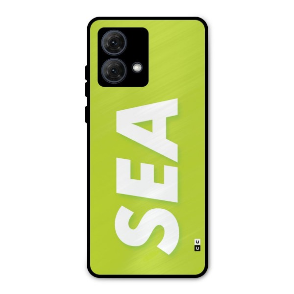 Amazing Sea Metal Back Case for Moto G84