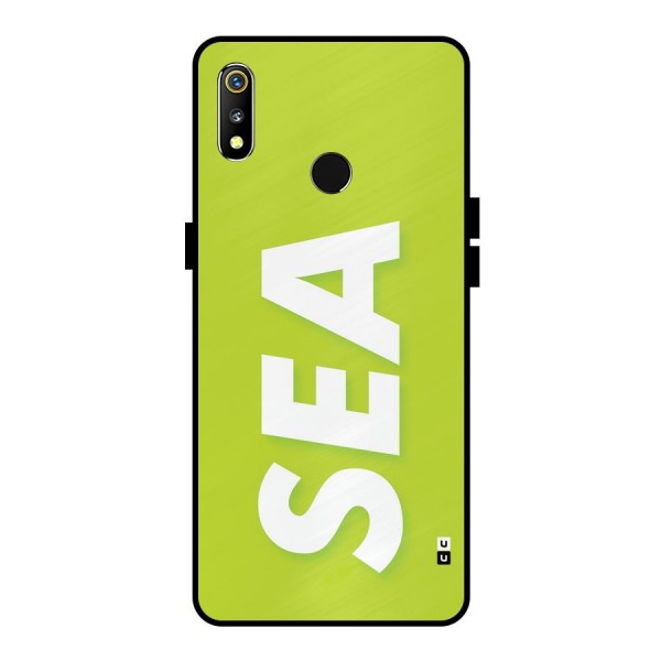 Amazing Sea Metal Back Case for Realme 3i