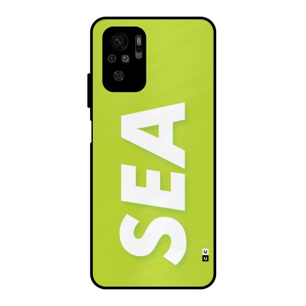 Amazing Sea Metal Back Case for Redmi Note 10S