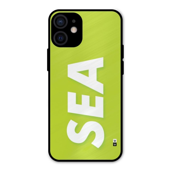 Amazing Sea Metal Back Case for iPhone 12 Mini