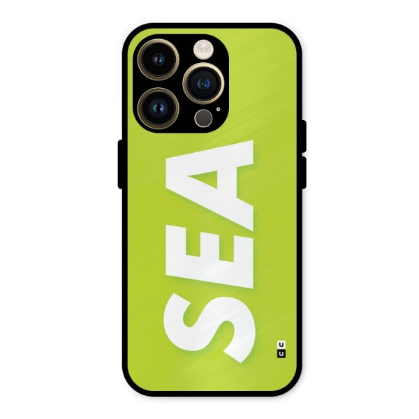 Amazing Sea Metal Back Case for iPhone 14 Pro