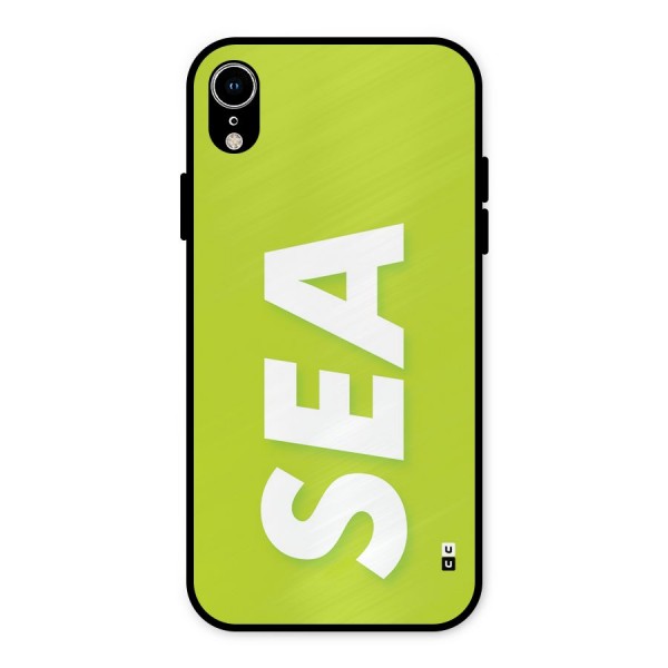 Amazing Sea Metal Back Case for iPhone XR