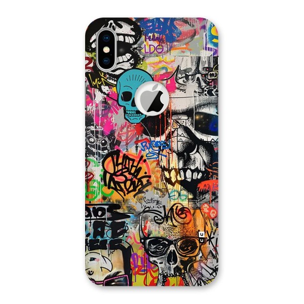 Amazing Street Art Back Case for iPhone XS Logo Cut