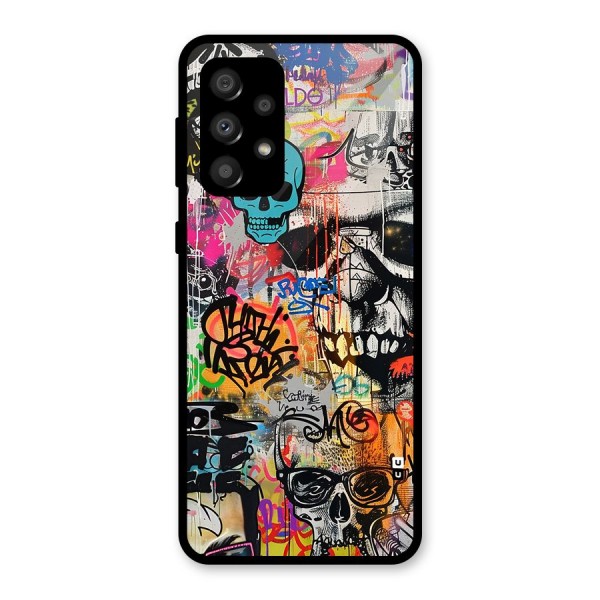 Amazing Street Art Glass Back Case for Galaxy A32
