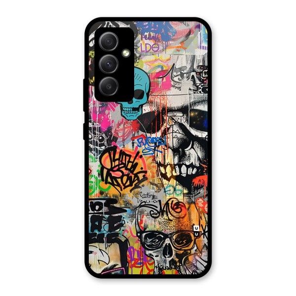 Amazing Street Art Glass Back Case for Galaxy A34