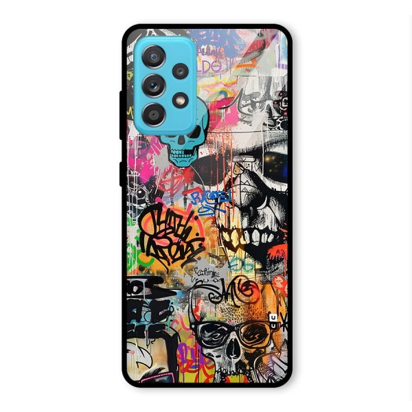 Amazing Street Art Glass Back Case for Galaxy A52s 5G