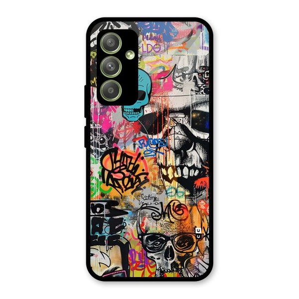 Amazing Street Art Glass Back Case for Galaxy A54