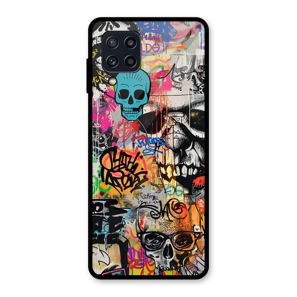 Amazing Street Art Glass Back Case for Galaxy M32