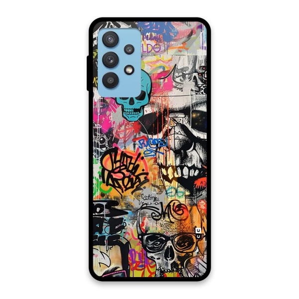 Amazing Street Art Glass Back Case for Galaxy M32 5G