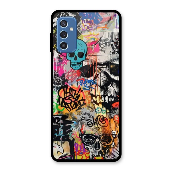 Amazing Street Art Glass Back Case for Galaxy M52 5G